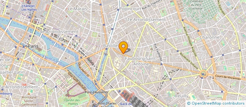 localisation de l'entreprise LIONCEAU FILMS  PARIS 11