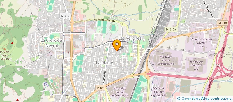 localisation de l'entreprise LIONCEAUX DU SAVOIR  CLERMONT-FERRAND