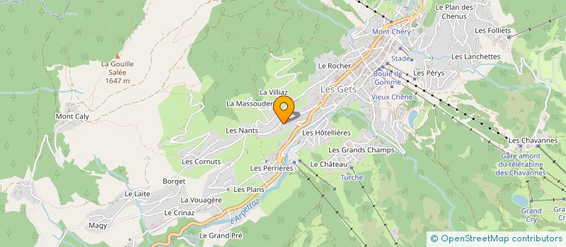 localisation de l'entreprise LIONDOR MB 1839  LES GETS