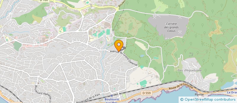 localisation de l'entreprise LIONE  SAINT-RAPHAEL