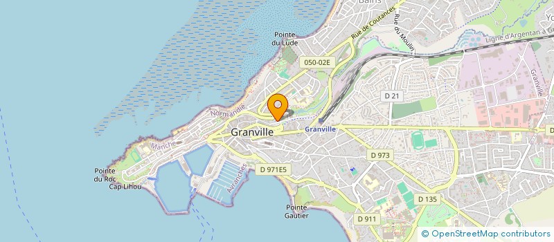 localisation de l'entreprise LIONEL CARLI ARCHITECTURE & URBANISME  GRANVILLE