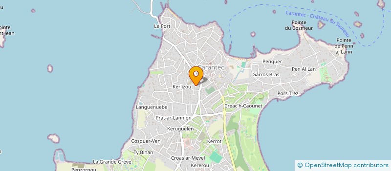 localisation de l'entreprise LIONEL COTTOUR  CARANTEC