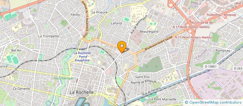 localisation de l'entreprise LIONEL COUTIER ARCHITECTE  LA ROCHELLE
