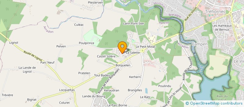 localisation de l'entreprise LIONEL DUROT à ARRADON