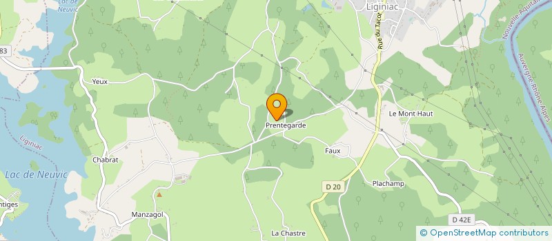 localisation de l'entreprise LIONEL ET CECILE  NEUVIC