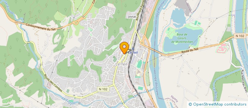 localisation de l'entreprise LIONEL ET SANDRINE  LE TEIL