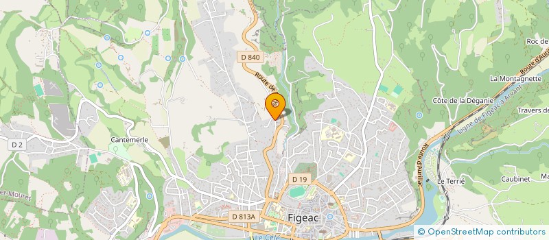 localisation de l'entreprise LIONEL GAIANI INVEST  FIGEAC