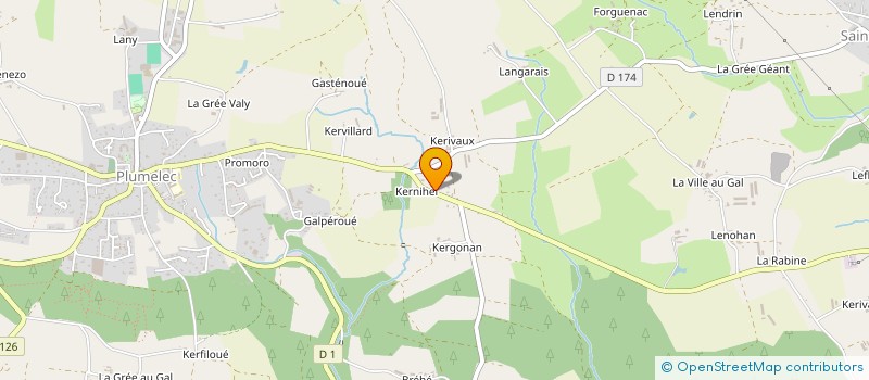 localisation de l'entreprise LIONEL LAURENT  PLUMELEC