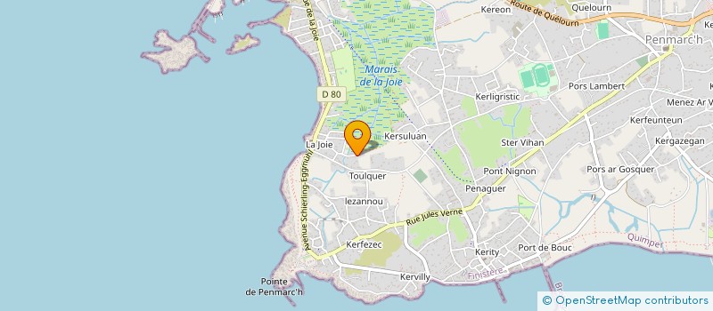 localisation de l'entreprise LIONEL LE BERRE  PENMARCH