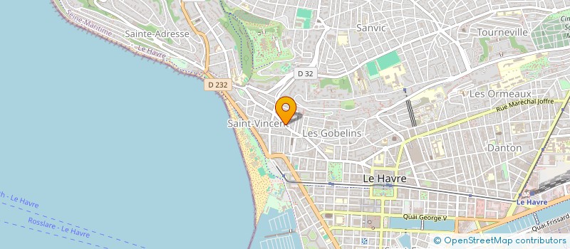 localisation de l'entreprise LIONEL MILTEAU ET JOEL DRU à LE HAVRE