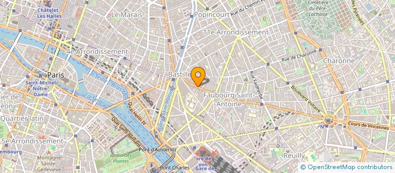 localisation de l'entreprise LIONEL PUGET ET ASSOCIES  PARIS 11