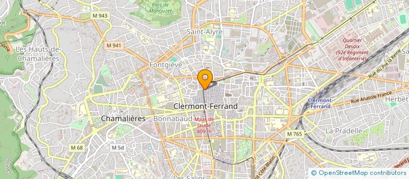 localisation de l'entreprise LIONEL ROFFET ORGANIS à CLERMONT-FERRAND
