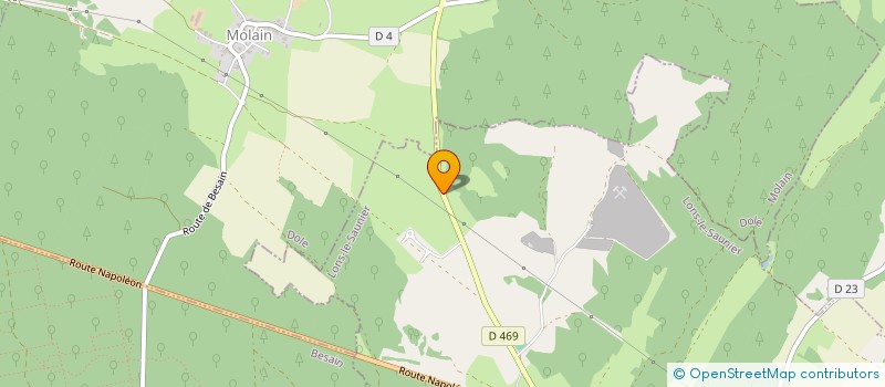 localisation de l'entreprise LIONINE BFC à MONTROND