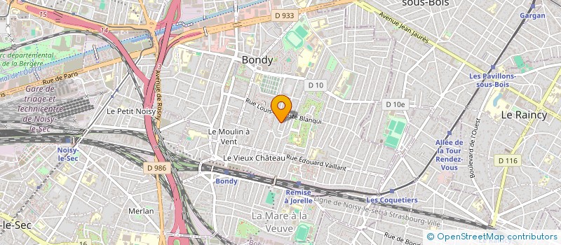 localisation de l'entreprise LIONIZE  BONDY