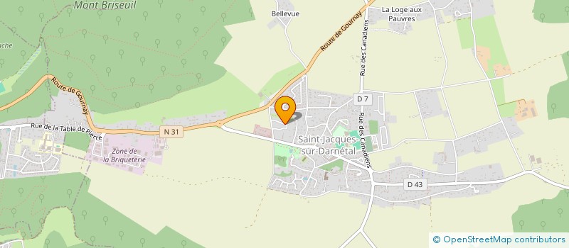 localisation de l'entreprise LIONNE INVESTISSEMENT  FRANQUEVILLE-SAINT-PIERRE