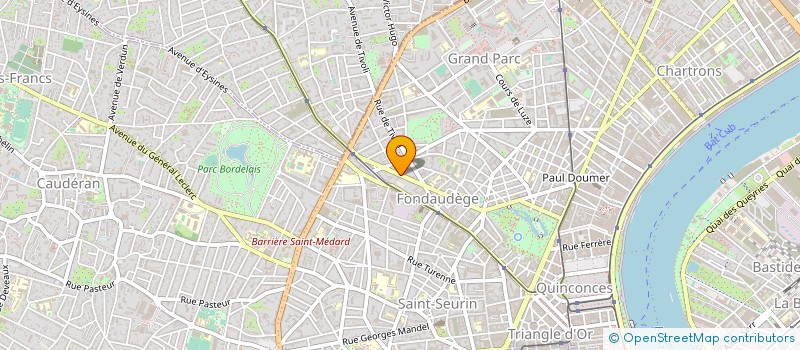 localisation de l'entreprise LIONNE PRODUCTION  BORDEAUX