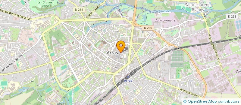 localisation de l'entreprise LIONNES DOM SEVEN à ARRAS