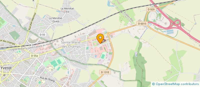 localisation de l'entreprise LIONS 76  SAINTE-MARIE-DES-CHAMPS