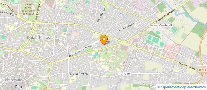 localisation de l'entreprise LIONS à PAU