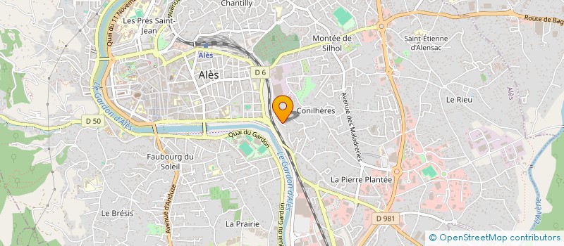 localisation de l'entreprise LIONS CLUB ALES PASSIONS  ALES