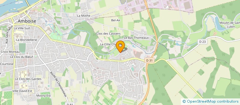 localisation de l'entreprise LIONS CLUB AMBOISE  AMBOISE