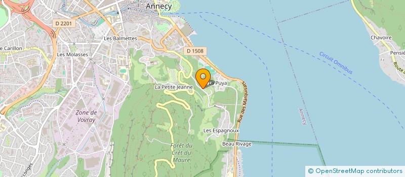 localisation de l'entreprise LIONS CLUB ANNECY IMPERIAL à ANNECY