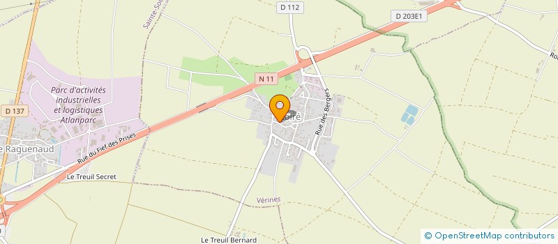 localisation de l'entreprise LIONS CLUB AUNIS  VERINES