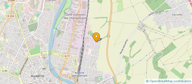localisation de l'entreprise LIONS CLUB AUXERRE PHOENIX à AUXERRE