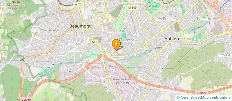 localisation de l'entreprise LIONS CLUB BEAUMONT VAL D'ARTIERE  BEAUMONT