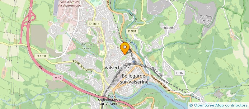 localisation de l'entreprise LIONS CLUB BELLEGARDE PAYS DE GEX à VALSERHONE