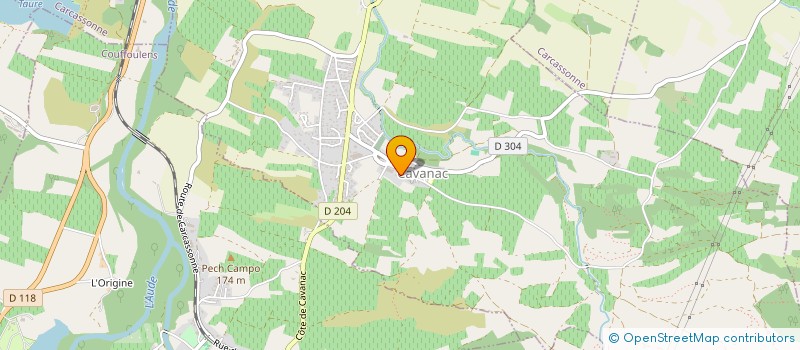 localisation de l'entreprise LIONS CLUB CARCASSONNE LA CITE  VILLESEQUELANDE