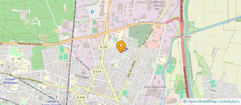 localisation de l'entreprise LIONS CLUB COLMAR PETITE VENISE  COLMAR