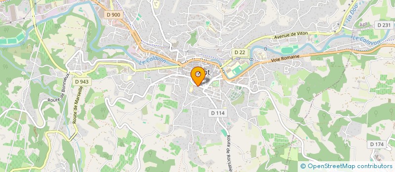 localisation de l'entreprise LIONS CLUB D APT EN LUBERON à APT