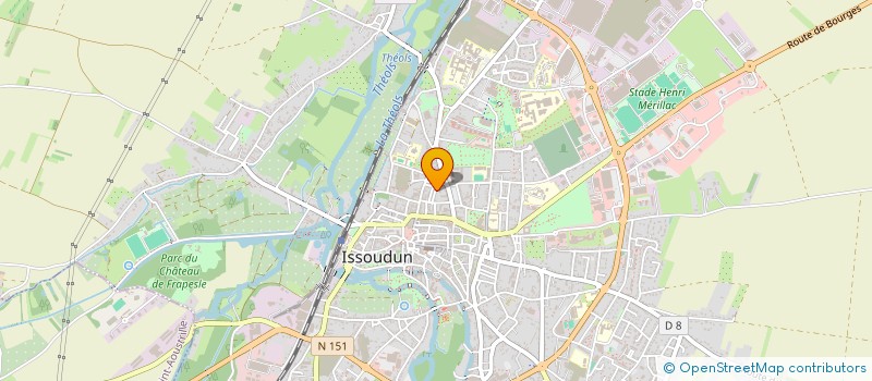 localisation de l'entreprise LIONS CLUB D'ISSOUDUN à ISSOUDUN