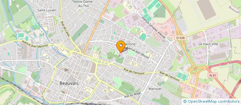 localisation de l'entreprise LIONS CLUB DE BEAUVAIS JEANNE HACHETTE  BEAUVAIS