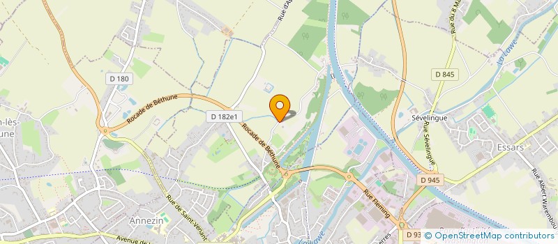 localisation de l'entreprise LIONS CLUB DE BETHUNE BEFFROI  ANNEZIN