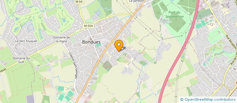 localisation de l'entreprise LIONS CLUB DE BONDUES  BONDUES