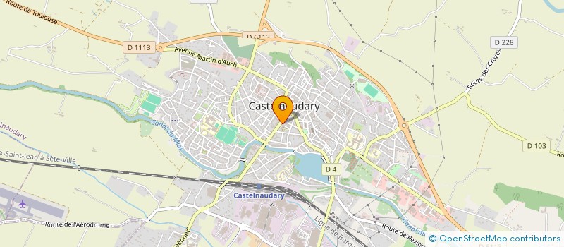 localisation de l'entreprise LIONS CLUB DE CASTELNAUDARY  CASTELNAUDARY