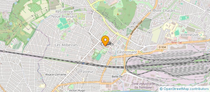 localisation de l'entreprise LIONS CLUB DE CHELLES  CHELLES