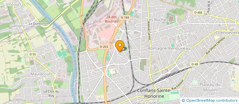 localisation de l'entreprise LIONS CLUB DE CONFLANS MONTJOIE  CONFLANS-SAINTE-HONORINE