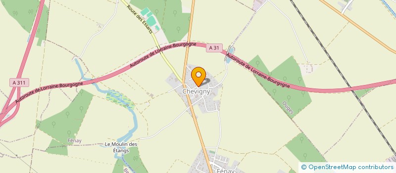 localisation de l'entreprise LIONS CLUB DE DIJON SUD  FENAY