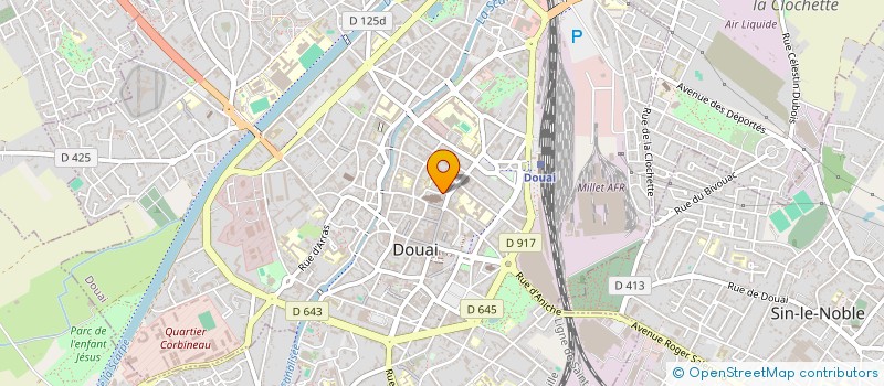 localisation de l'entreprise LIONS CLUB DE DOUAI BEFFROI à DOUAI