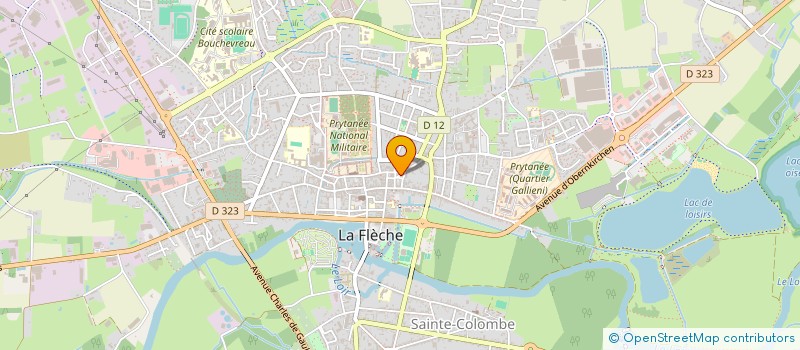localisation de l'entreprise LIONS-CLUB DE DURTAL LA FLECHE à LA FLECHE