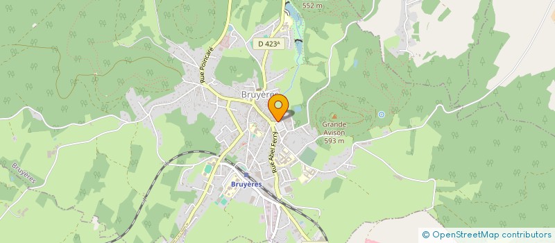 localisation de l'entreprise LIONS CLUB DE GERARDMER - BRUYERES  BRUYERES