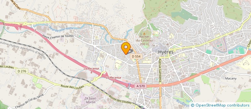 localisation de l'entreprise LIONS CLUB DE HYERES OLBIA à HYERES