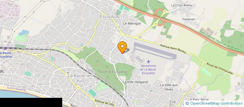 localisation de l'entreprise LIONS' CLUB DE LA BAULE à LA BAULE-ESCOUBLAC