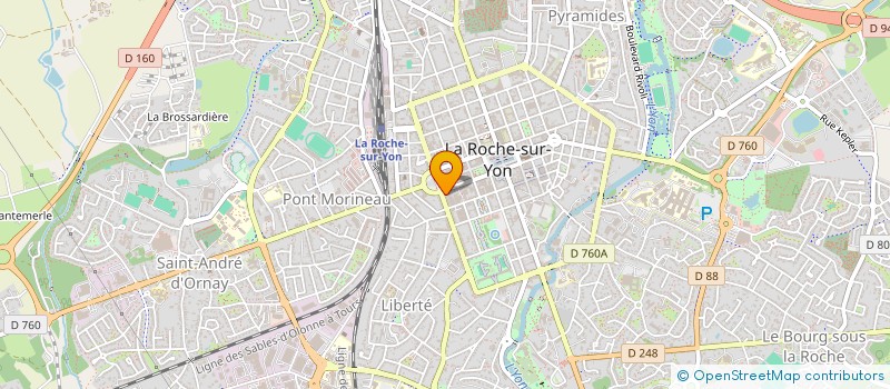 localisation de l'entreprise LIONS-CLUB DE LA ROCHE SUR YON à LA ROCHE-SUR-YON