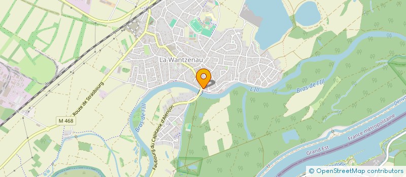 localisation de l'entreprise LIONS CLUB DE LA WANTZENAU  LA WANTZENAU