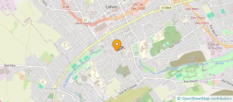 localisation de l'entreprise LIONS CLUB DE LIEVIN VAL D ARTOIS à LIEVIN
