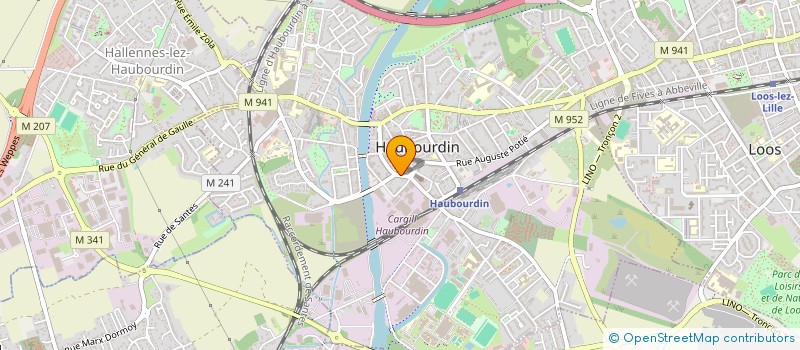 localisation de l'entreprise LIONS CLUB DE LILLE-HAUBOURDIN  HALLENNES-LEZ-HAUBOURDIN